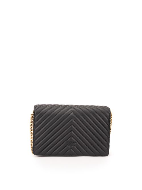Borsa Classic Love Click Chevron nero PINKO | 100063 A0GKZ99Q